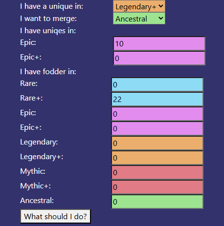 Module merge instructions